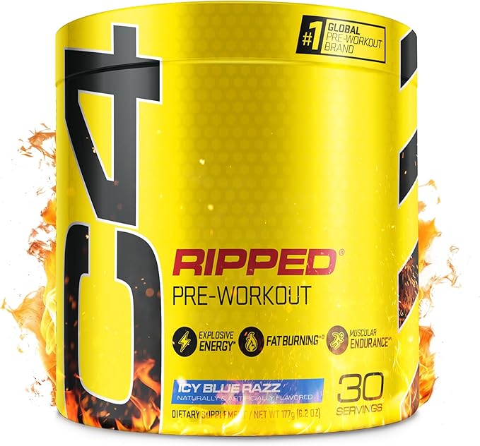 c4 ripped pre workout powder